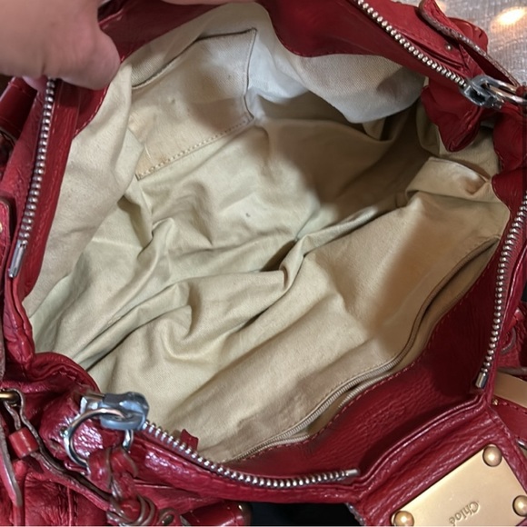Chloé Paddington Shoulder Bag - Rare red! - Picture 4 of 6